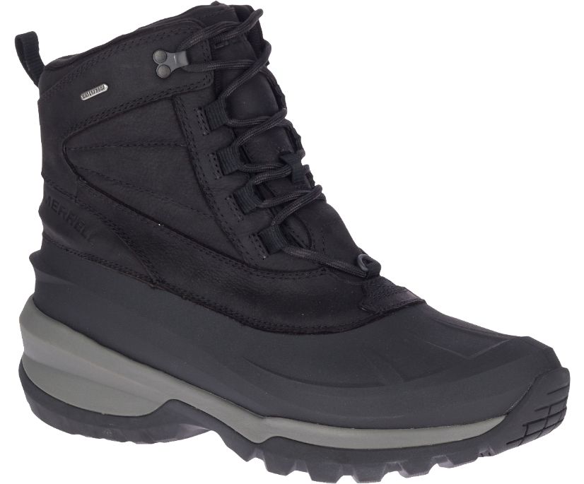 Buty Merrell Thermo Slush Mid Shell Wasserdicht - Buty Trekkingowe Męskie Merrell - Czarne [SXRKP-51